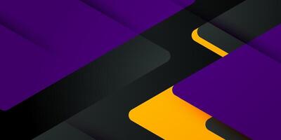 Abstract overlap triangle 3d background. Purple and yellow overlap color background template papercut pattern. Overlap background with shadow design. vector