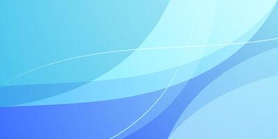 Abstract colorful blue curve papercut background template with overlap shape pattern. Blue background with simple trendy design. vector