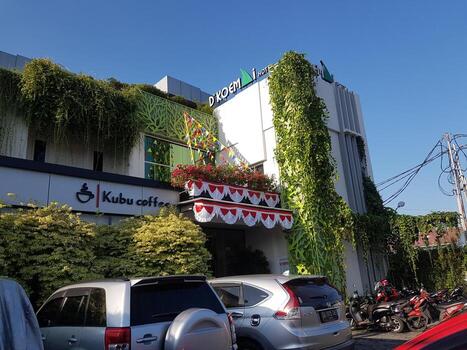 beautiful Natural summer garden in the park. photo