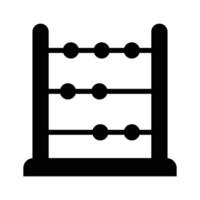 A modern abacus icon,mathematical tool vector