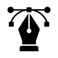 Get hold on this creative icon of pen tool, modern flat style vector