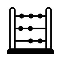 A modern abacus icon,mathematical tool vector