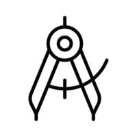 Navigate your designs with this stylish compass icon vector