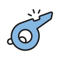 A stylish whistle icon, perfect for alerts and notifications vector