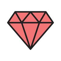 Take your hands on this creative icon of diamond vector