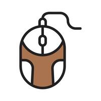 A simple mouse icon use for input and navigation vector
