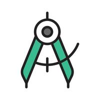 Navigate your designs with this stylish compass icon vector