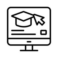 Learn from anywhere, online study icon vector