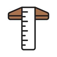 Scale Square icon use for balance and proportionality vector