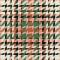 Plaid check pattern. Seamless fabric texture. Tartan textile print. vector