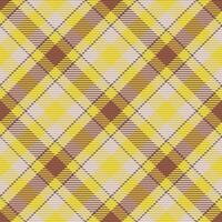 Check plaid seamless fabric texture. Diagonal print. vector