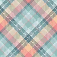 Tartan scotland seamless plaid pattern . Retro background fabric. Vintage check color square geometric texture. vector