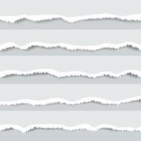 Torn edges paper pattern. illustration. vector