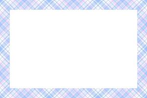 Vintage frame . Scottish border pattern retro style. Tartan plaid ornament. vector