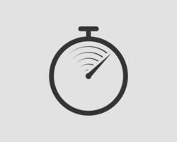 Timer icon. Stop watch pictogram. Stopwatch isolated on white background. vector