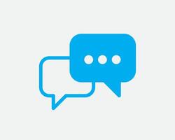 Talk bubble speech icon. Blank empty bubbles design elements. Chat on line symbol template. Dialogue balloon sticker silhouette. vector