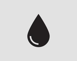 Drop water icon isolated design element vector