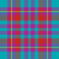 Pixel background design. Modern seamless pattern plaid. Square texture fabric. Tartan scottish textile. Beauty color madras ornament. vector