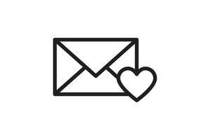 Mail icon sign. Letter envelope symbol. Message send to address illustration. vector