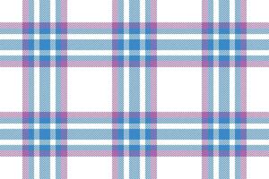 Tartan plaid pattern in blue. Print fabric texture seamless. Check background. vector