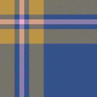 Plaid check pattern. Seamless fabric texture. Tartan textile print. vector
