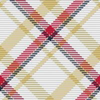 Check plaid seamless fabric texture. Diagonal print. vector