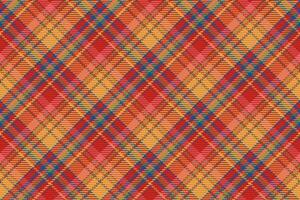 Seamless pattern of scottish tartan plaid. Repeatable background with check fabric texture. backdrop striped textile print. vector
