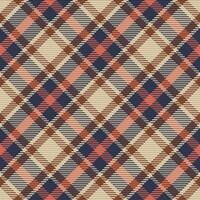 Seamless pattern of scottish tartan plaid. Repeatable background with check fabric texture. backdrop striped textile print. vector