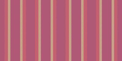 Drapery textile texture , layer stripe vertical pattern. 70s lines background fabric seamless in pink and red colors. vector
