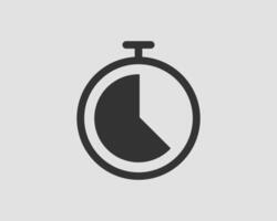 Timer icon. Stop watch pictogram. Stopwatch isolated on white background. vector
