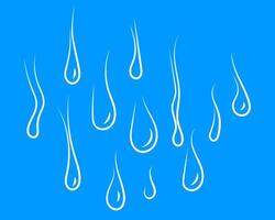 Drop water icon isolated design element vector
