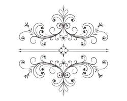 fancy decorative ornamental design elements vector