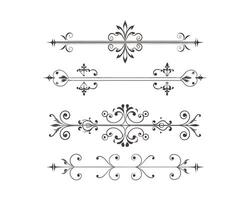 set of decorative elements, vintage style, vintage design elements, vintage design elements, vintage design elements vector