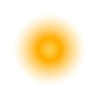 Sunlight effect with bright yellow glow and sparkles vector