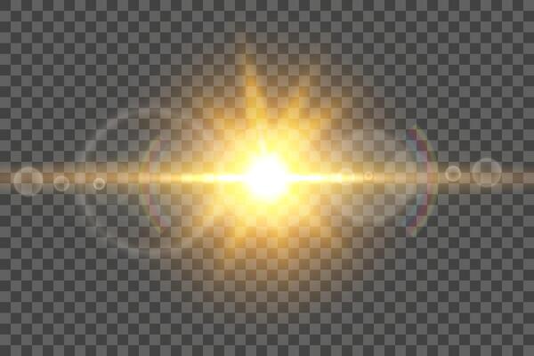 Christmas light effects with sparkling magic dust