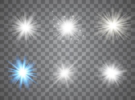 Radiant starburst collection background