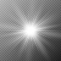 Glowing Starburst with Festive Sparkling Dust vector