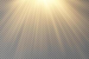 Radiant sunburst with blazing rays vector
