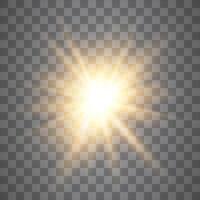 Bright light glow with sparkling dust for Christmas patterns vector