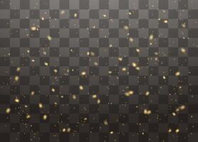 Christmas abstract pattern with glowing stars and dust trails vector