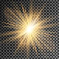 Radiant Glow Effect with Festive Sparkles vector