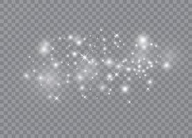 Enchanting sparkles with celestial glow vector