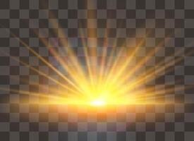 Bright illustration for perfect effect with sparkles. With gold dust and glitters. A magnificent light base for your design. vector