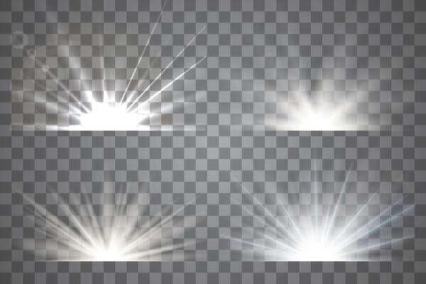 White glowing light explodes