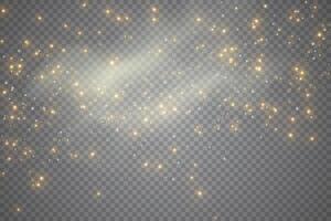 Sparkling magical dust particles. vector