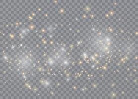 Bright star and light burst with magical sparkles vector