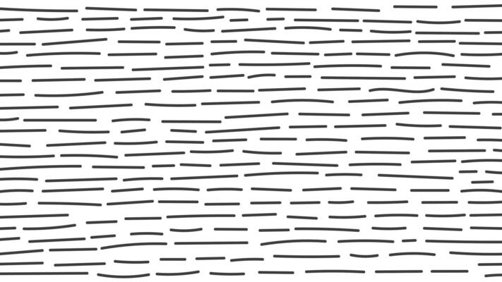 Hand Drawn Black and White Background with Line Texture