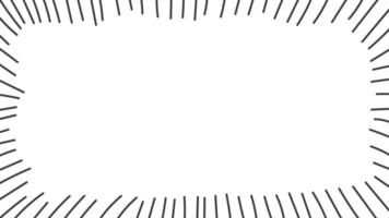 Hand Drawn Background with Line Border vector