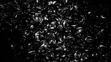 3d black and white surface abstract background. 3d illustration render video