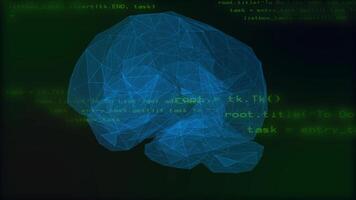 Digital Brain Animation Artificial Intelligence 2D Cartoon Animation video